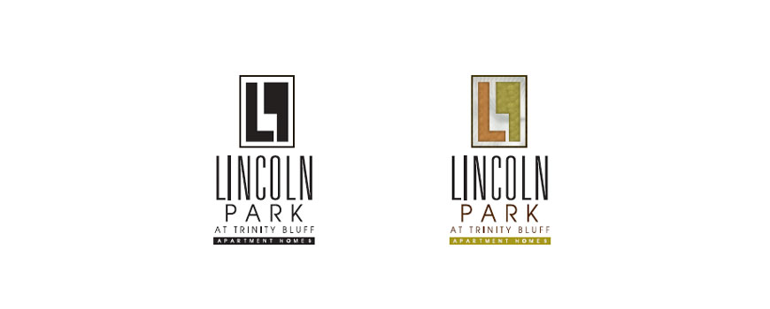 Lincoln Park at Trinity Bluff — signage by Fource