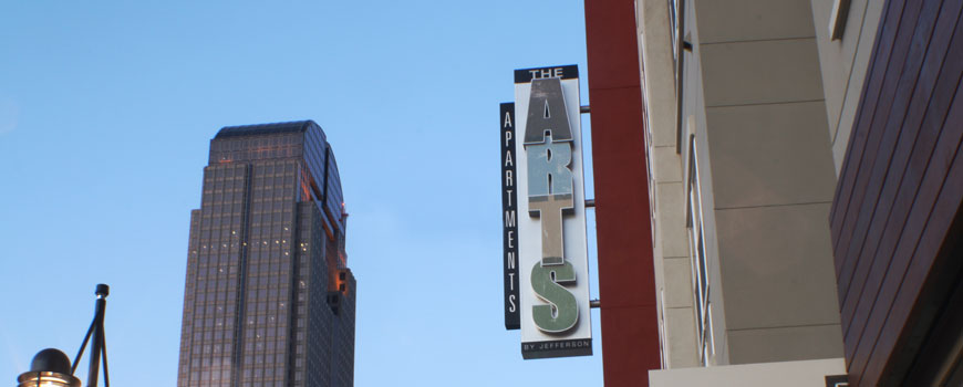 The Arts — signage by Fource